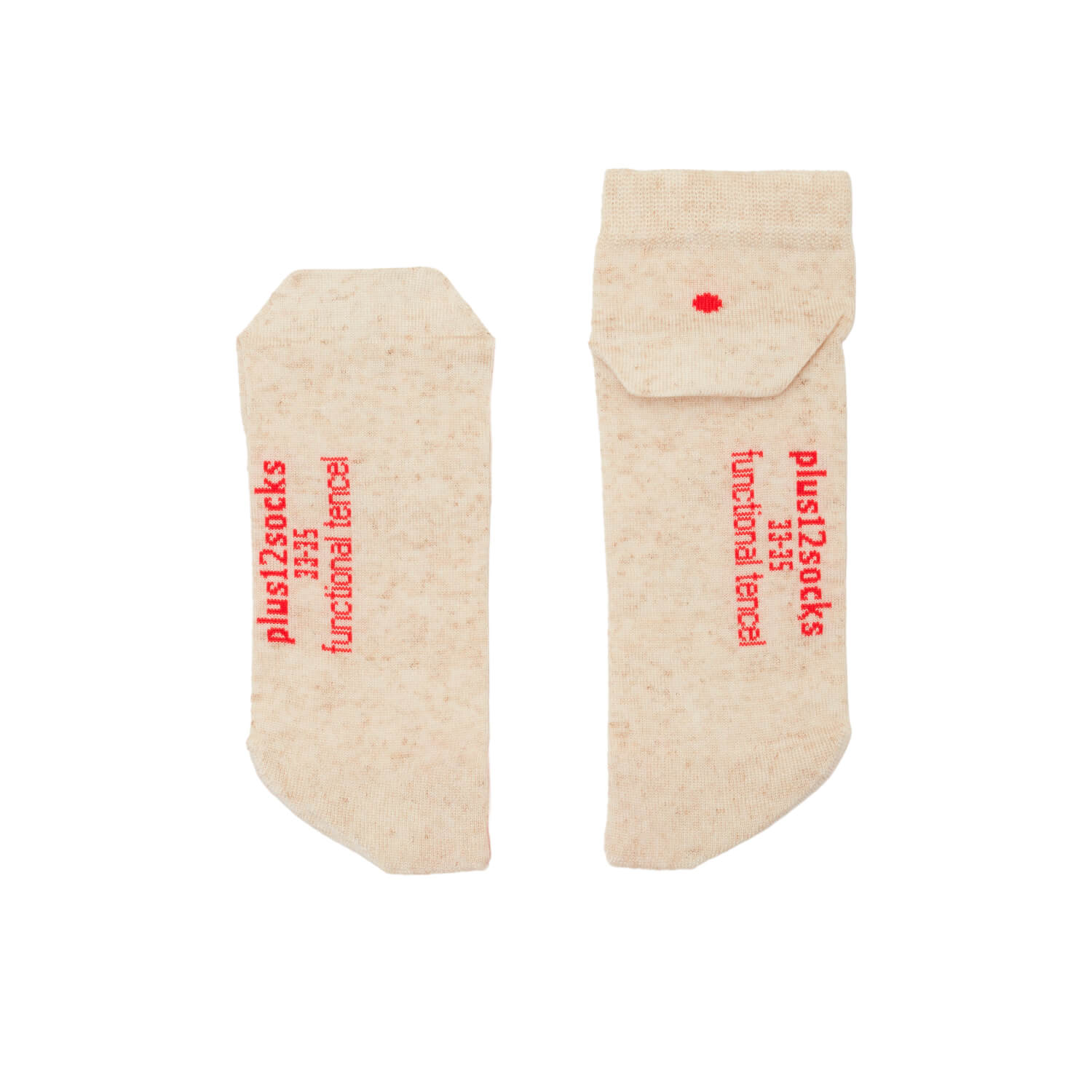 Plus12 - Sneaker Tencel y Lino Natural - Calcetines respetuosos tobilleros-plus12-Cacles Barefoot-Tienda de calzado barefoot respetuoso minimalista
