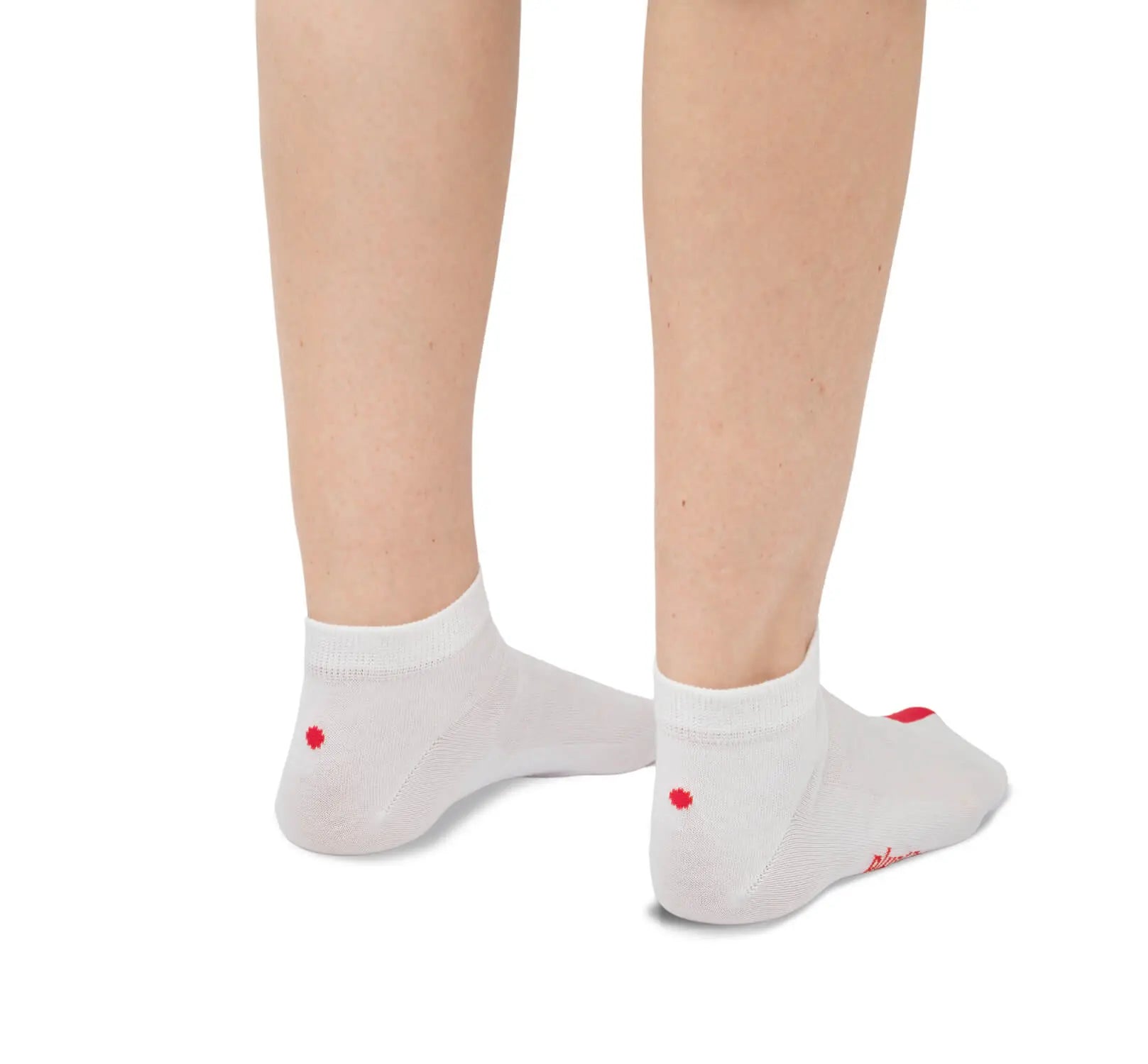 Plus12 - Sneakers White Cotton - Calcetines respetuosos tobilleros