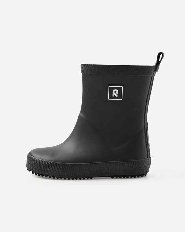Reima Ankka Black - Botas de agua barefoot infantiles negras