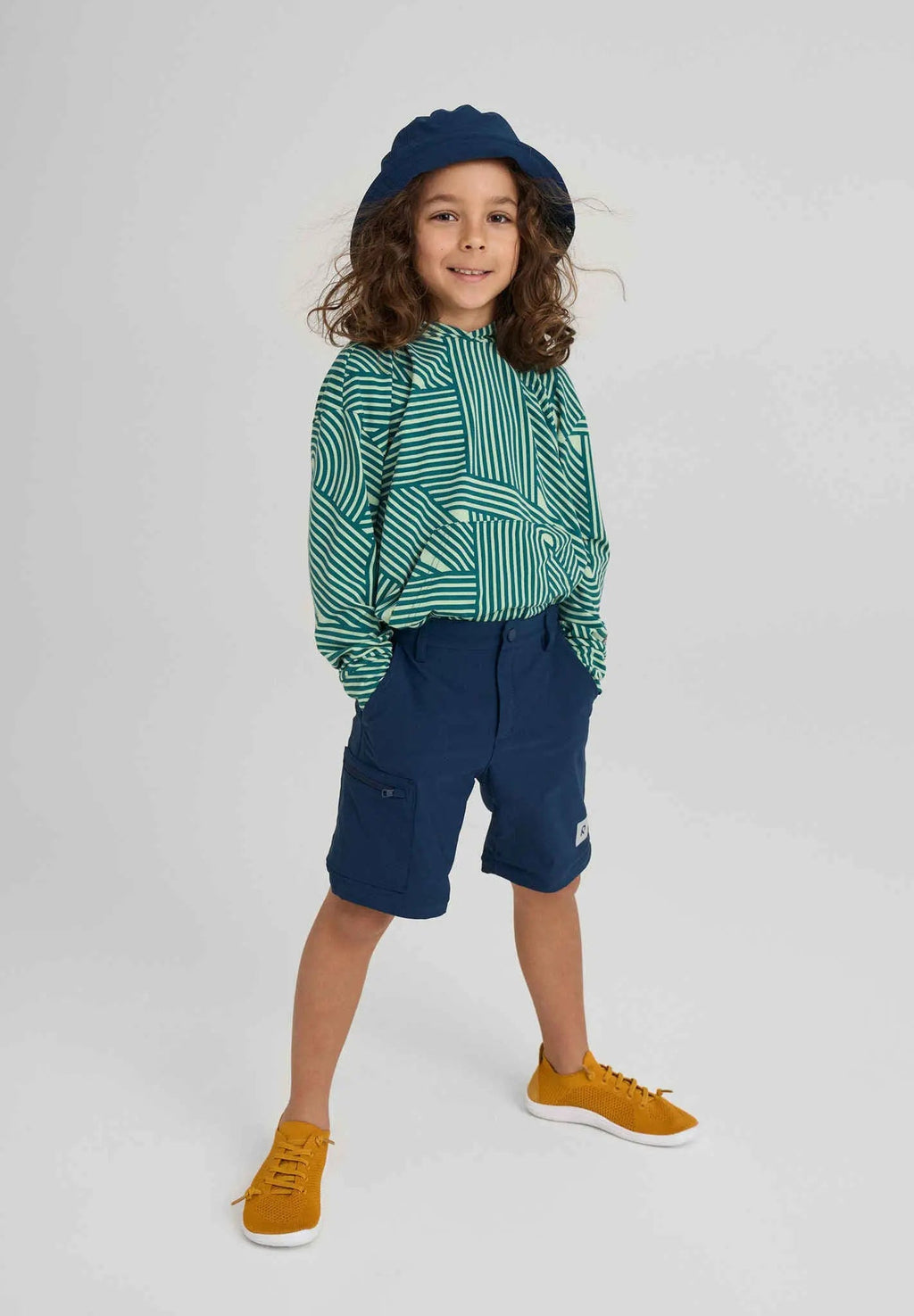 Reima - Astelu Dark Mango - Deportivas barefoot ligeras infantiles amarillo