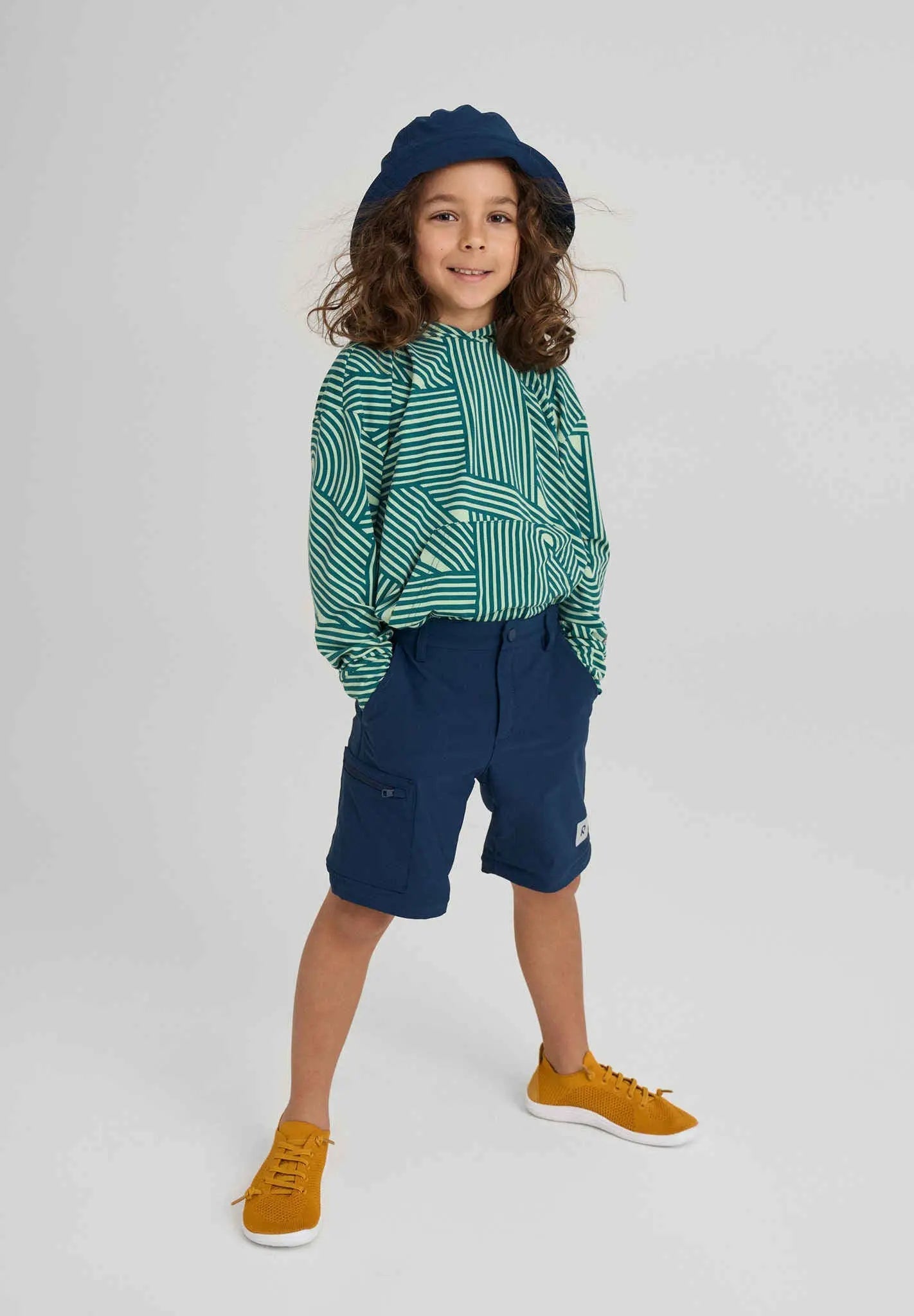 Reima - Astelu Dark Mango - Deportivas barefoot ligeras infantiles amarillo
