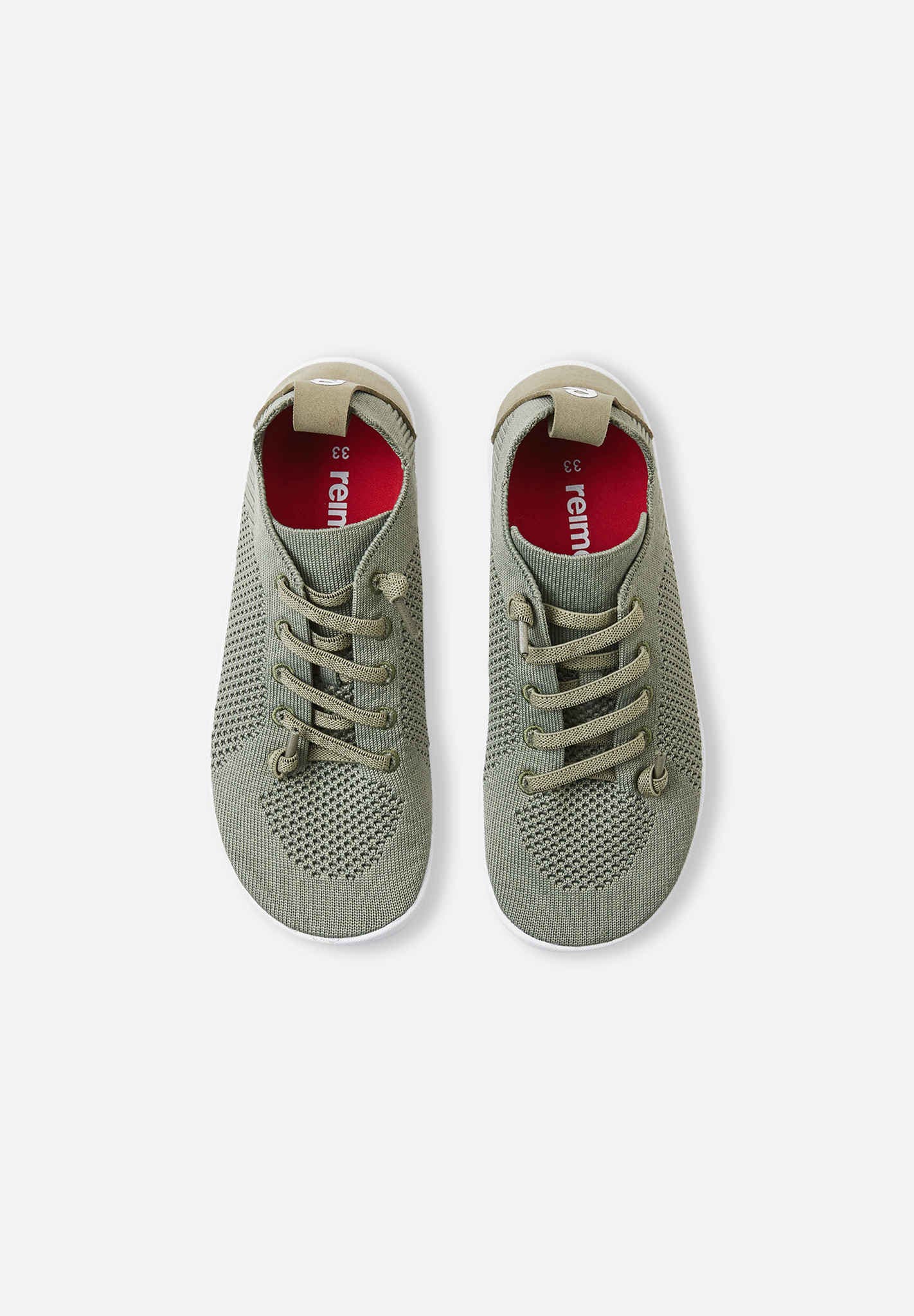 Reima - Astelu Greyish Green - Deportivas barefoot ligeras-Reima-Cacles Barefoot-Tienda de calzado barefoot respetuoso minimalista
