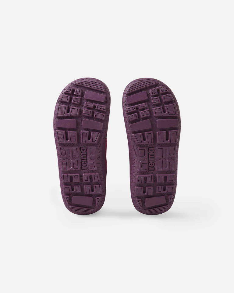 Reima - Hyppii Cool Burgundy - Botines barefoot impermeables-Reima-Cacles Barefoot-Tienda de calzado barefoot respetuoso minimalista