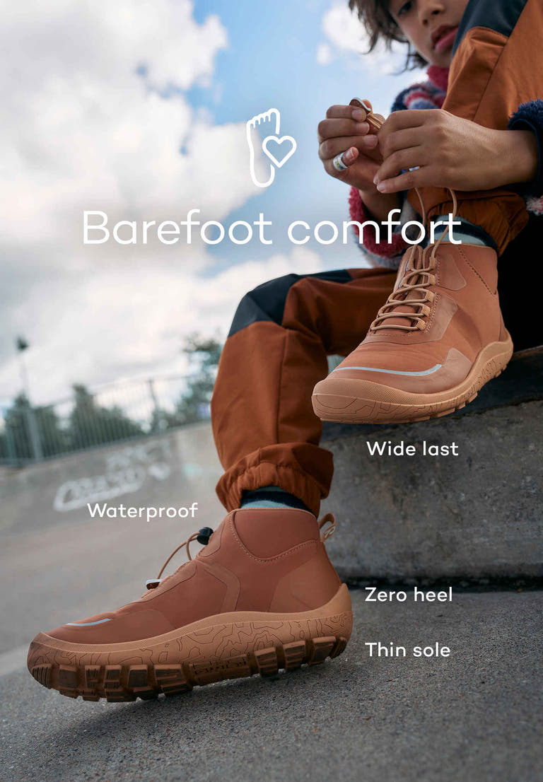 Reima - Loikkii Black - Botines barefoot impermeables-Reima-Cacles Barefoot-Tienda de calzado barefoot respetuoso minimalista