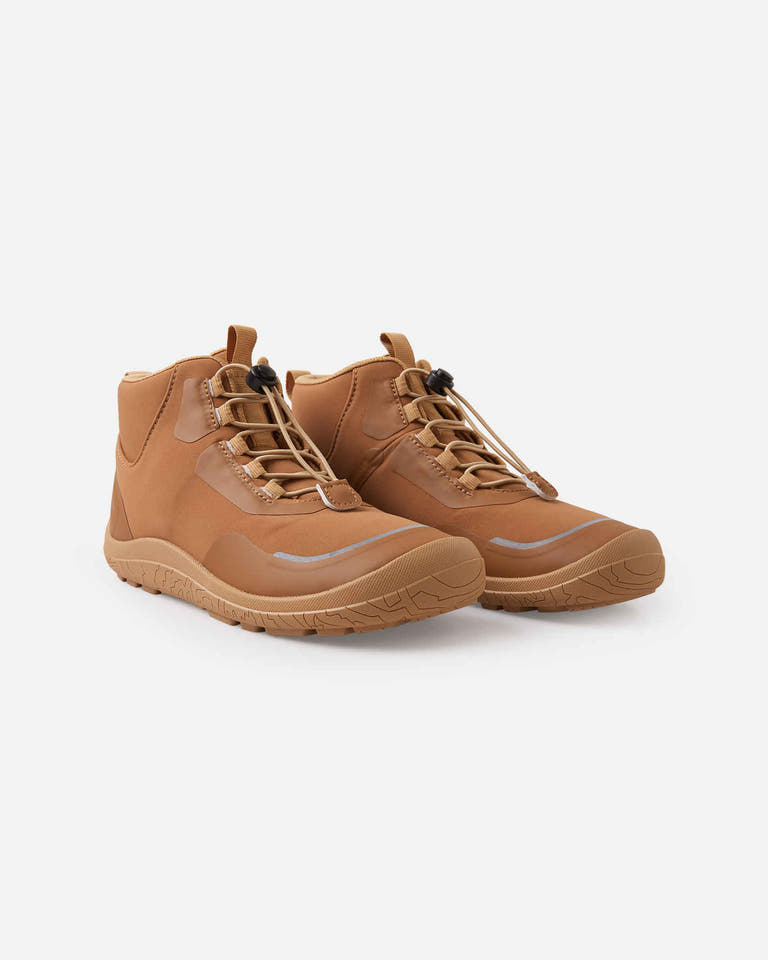 Reima - Loikkii Cinnamon Brown - Botines barefoot impermeables-Reima-Cacles Barefoot-Tienda de calzado barefoot respetuoso minimalista