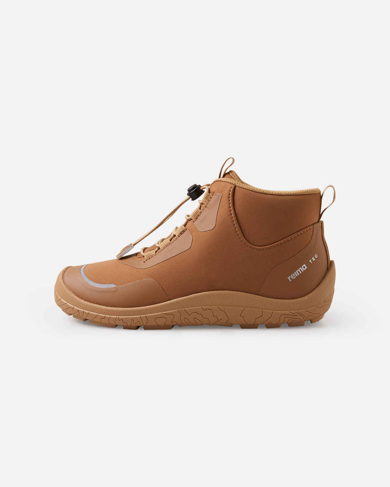 Reima - Loikkii Cinnamon Brown - Botines barefoot impermeables-Reima-Cacles Barefoot-Tienda de calzado barefoot respetuoso minimalista