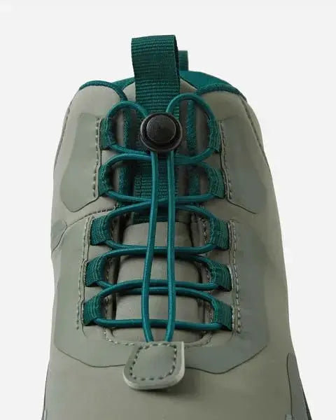 Reima - Loikkii Greyish Green - Botines barefoot impermeables infantiles verdes