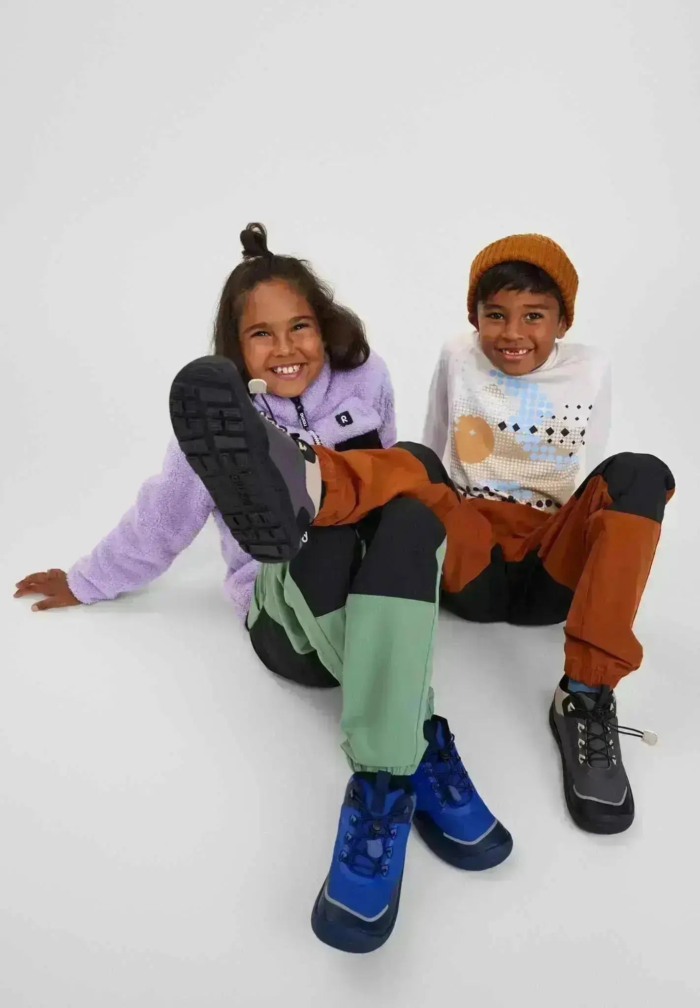 Reima - Sankari Soft Coral - botines de senderismo barefoot infantiles rosas