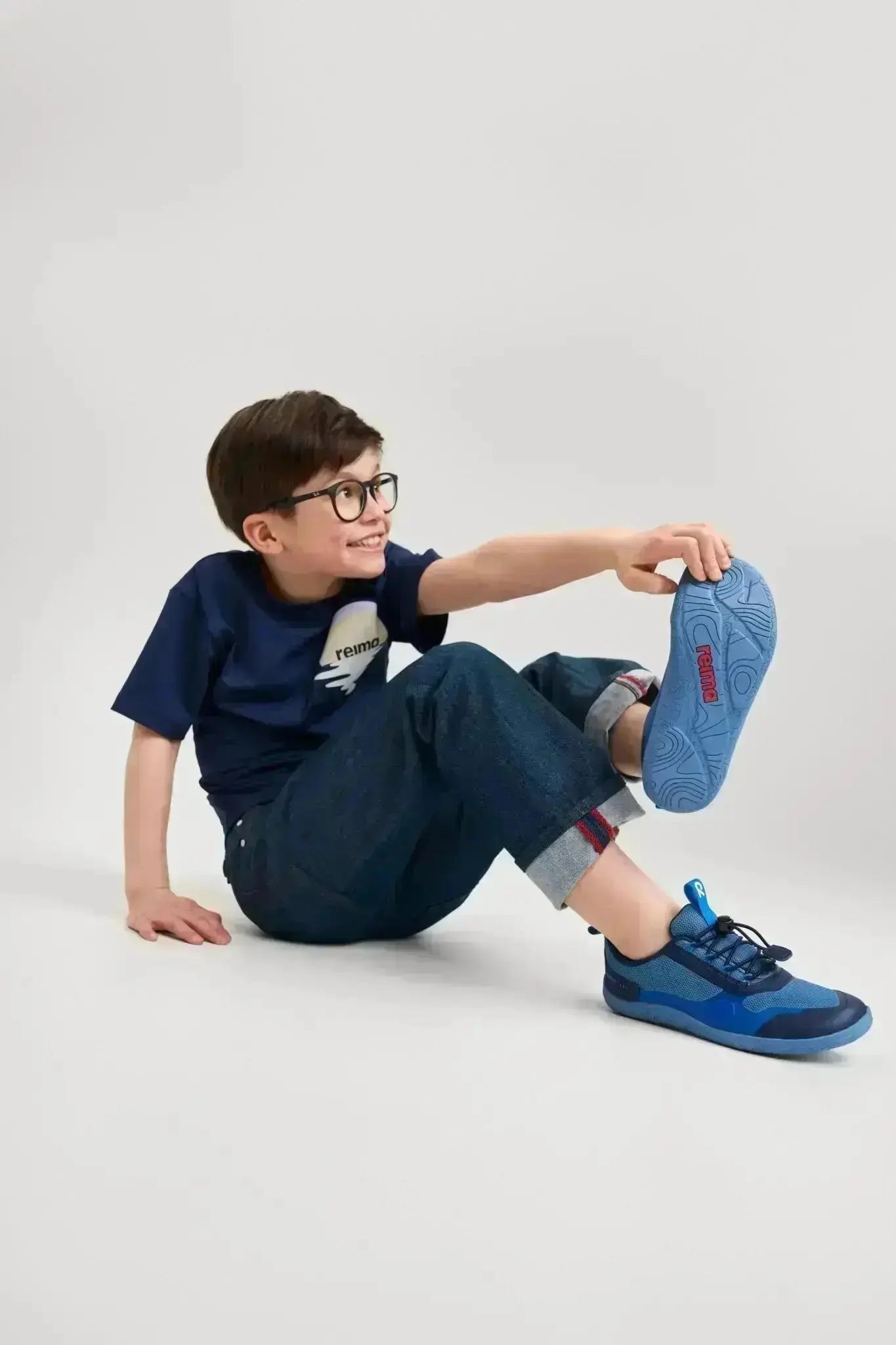 Reima - Tallustelu '25 Blue Ocean - Deportivas barefoot impermeables infantiles azul