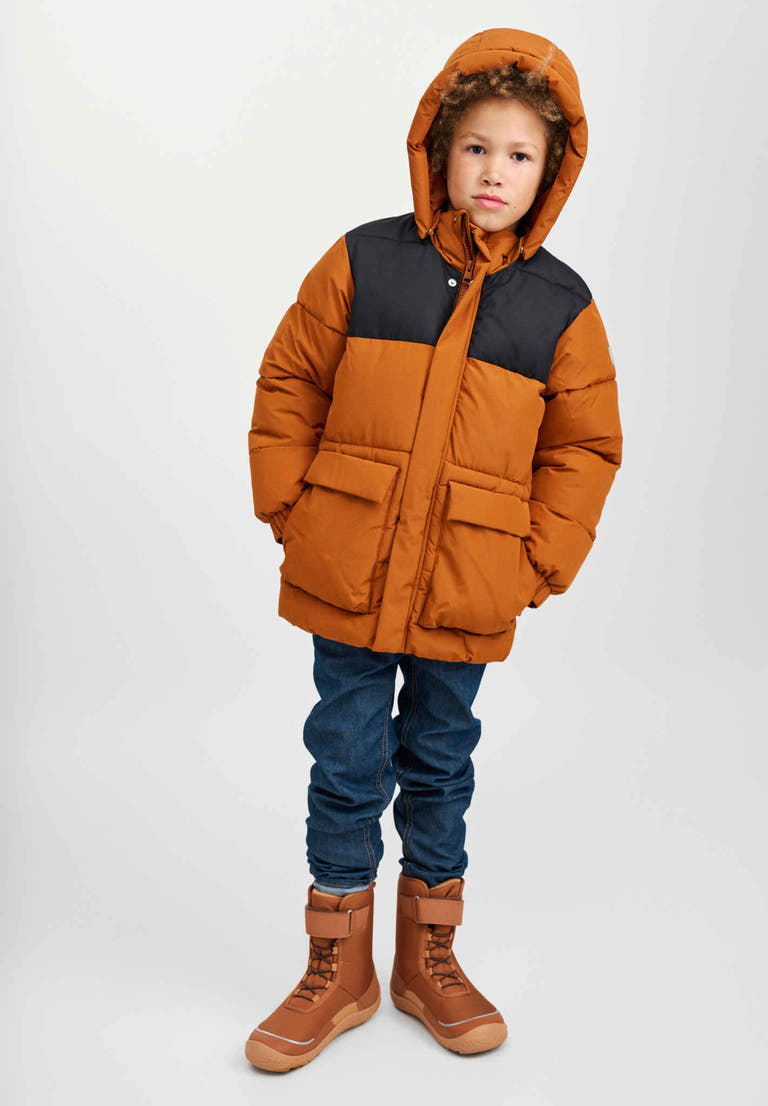 Reima - Talvella Cinnamon Brown - Botas barefoot para nieve-Reima-Cacles Barefoot-Tienda de calzado barefoot respetuoso minimalista