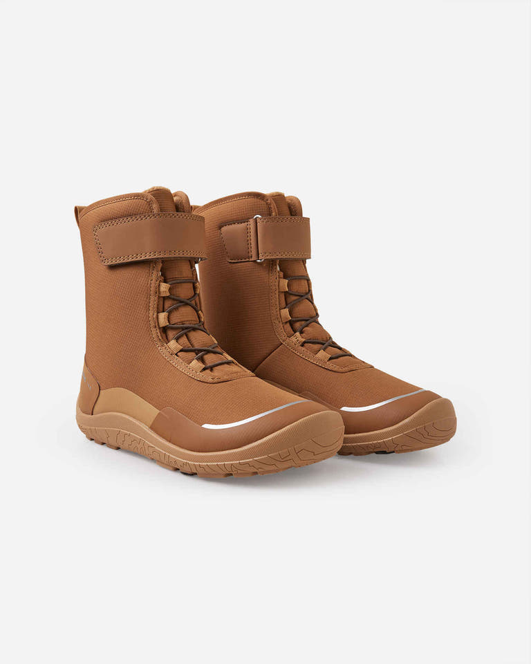 Reima - Talvella Cinnamon Brown - Botas barefoot para nieve-Reima-Cacles Barefoot-Tienda de calzado barefoot respetuoso minimalista