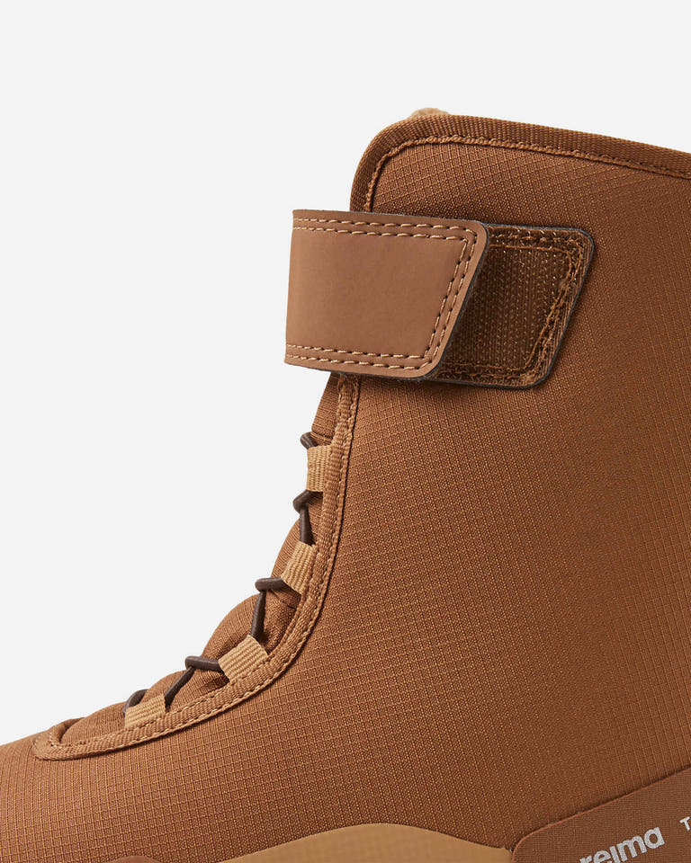 Reima - Talvella Cinnamon Brown - Botas barefoot para nieve-Reima-Cacles Barefoot-Tienda de calzado barefoot respetuoso minimalista