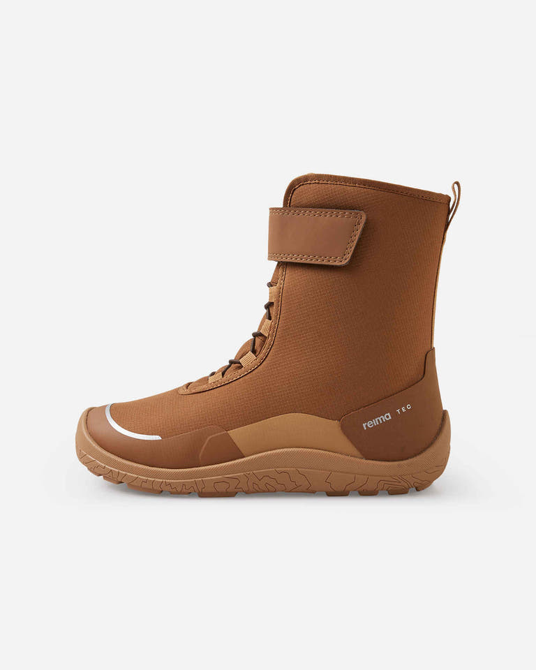 Reima - Talvella Cinnamon Brown - Botas barefoot para nieve-Reima-Cacles Barefoot-Tienda de calzado barefoot respetuoso minimalista