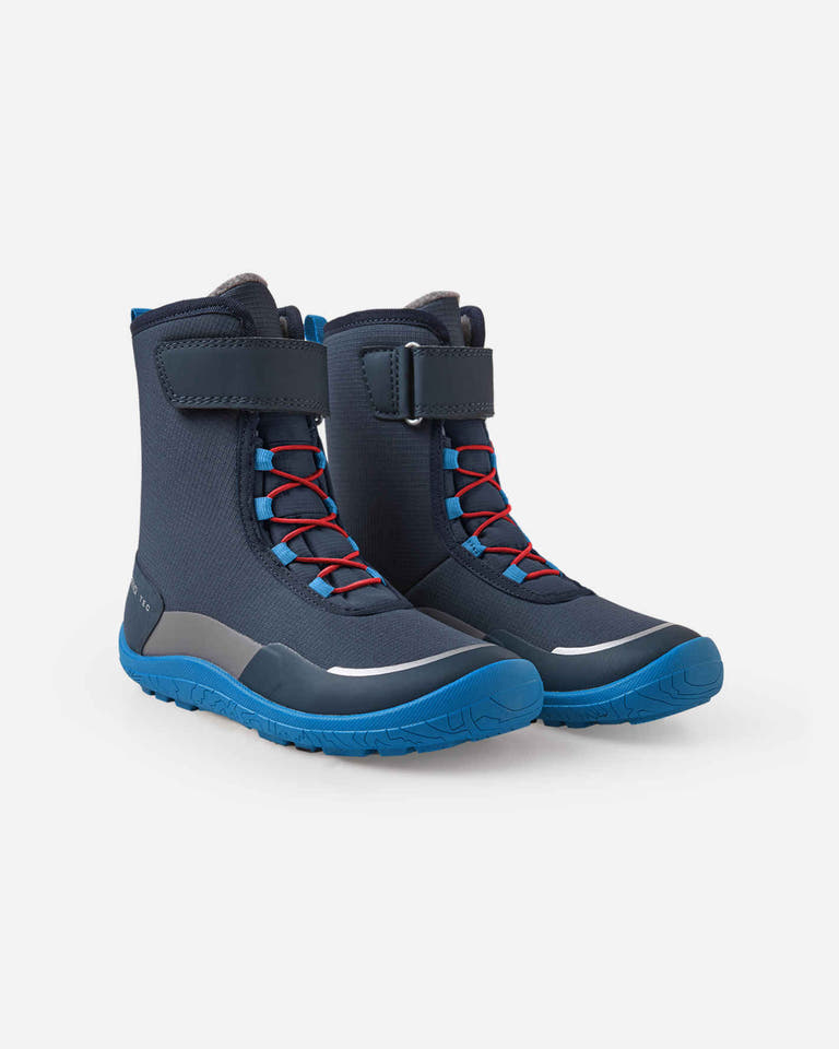 Reima - Talvella Navy - Botas barefoot para nieve-Reima-Cacles Barefoot-Tienda de calzado barefoot respetuoso minimalista