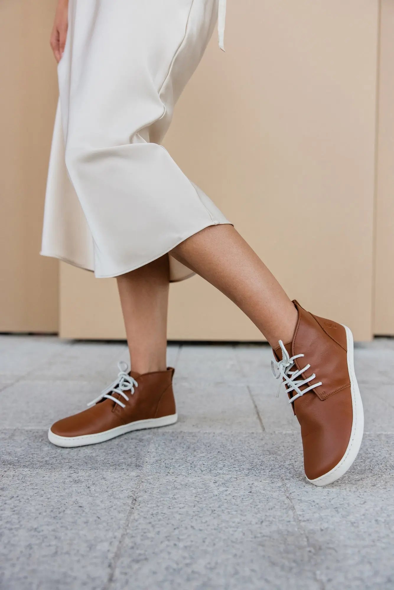 Shapen - Berry Cognac - Zapatos minimalistas