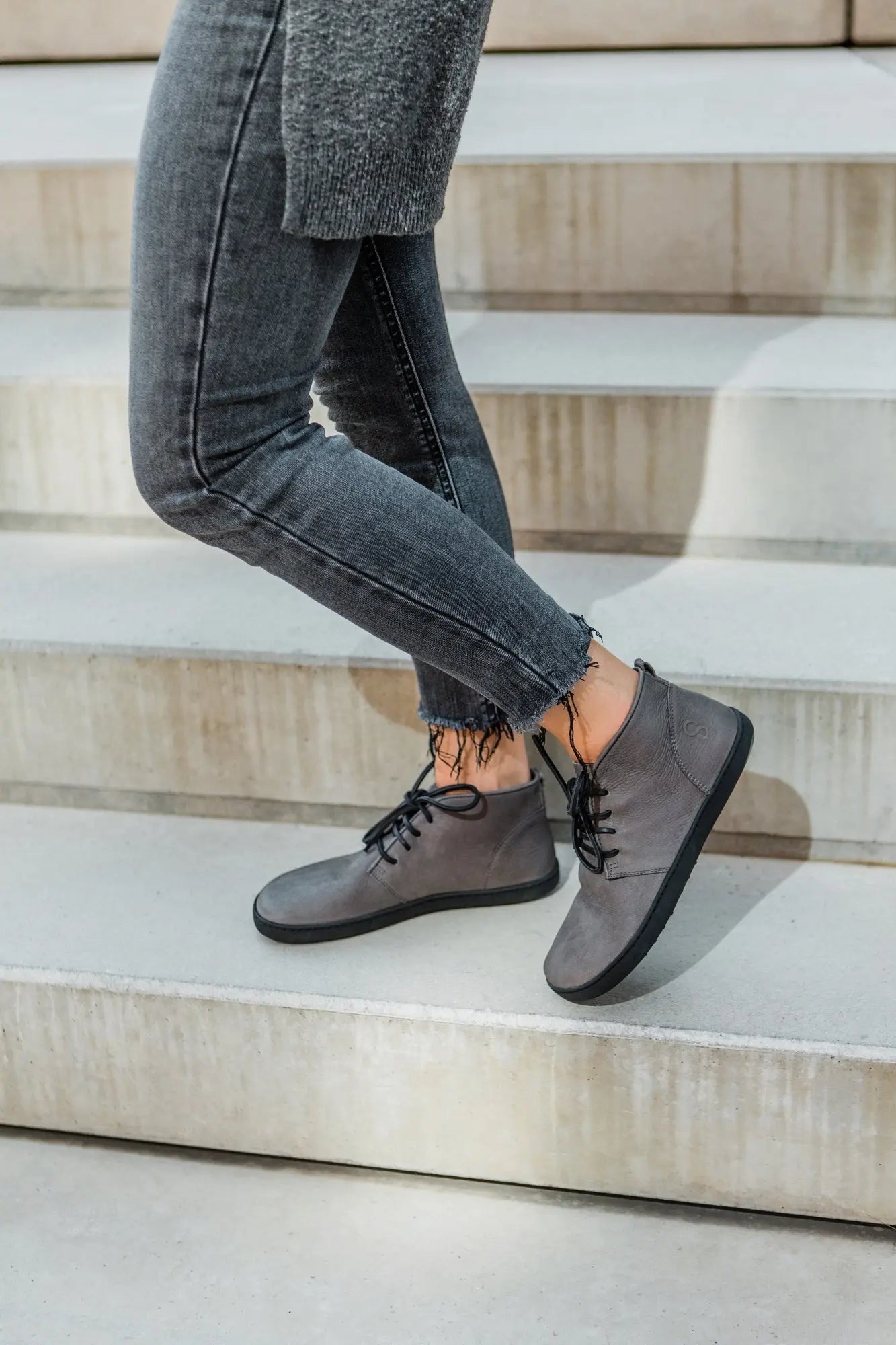 Shapen - Berry Dark Grey - Zapatos minimalistas