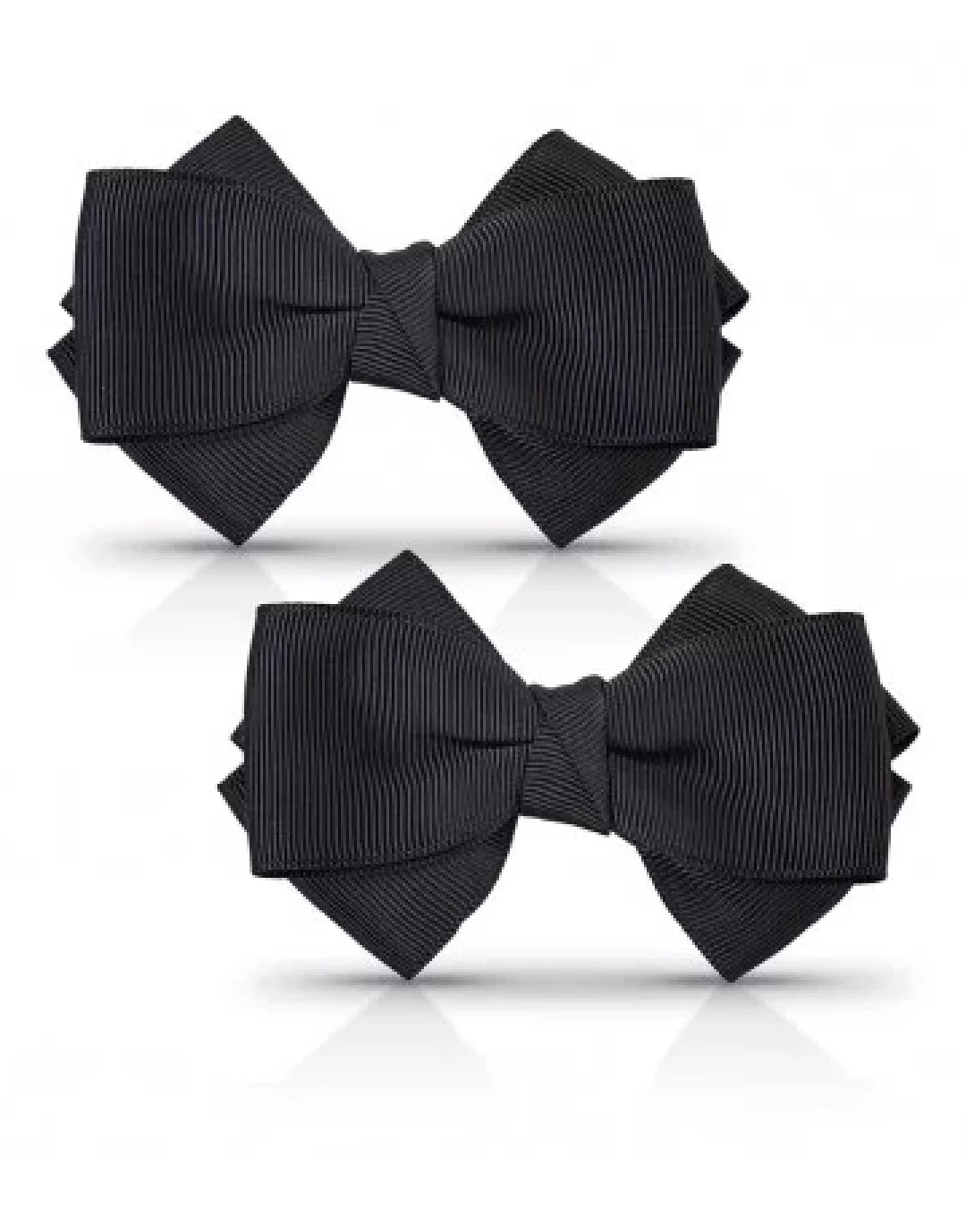 Shapen - Bow Shoe Clips Black - Decoración para calzado barefoot