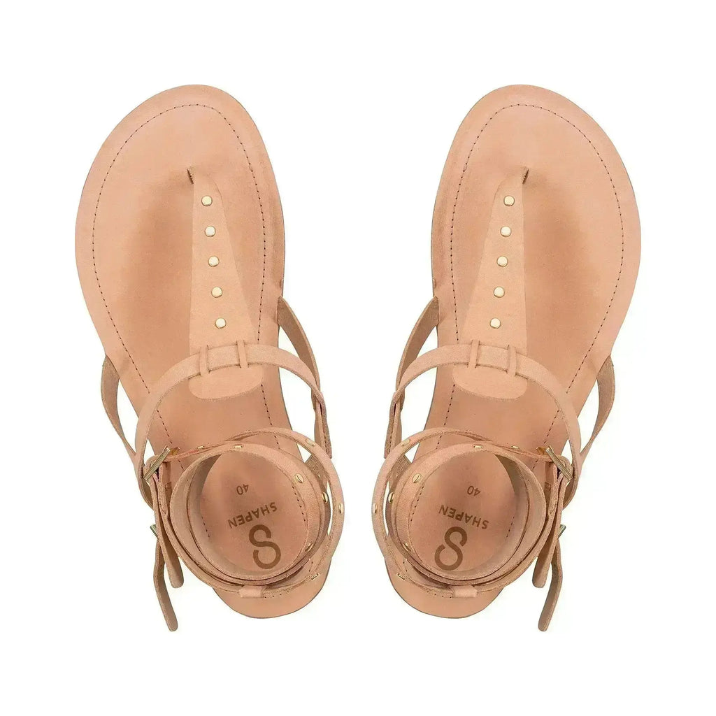 Shapen - Caliope Natural - Sandalias barefoot nude para mujer