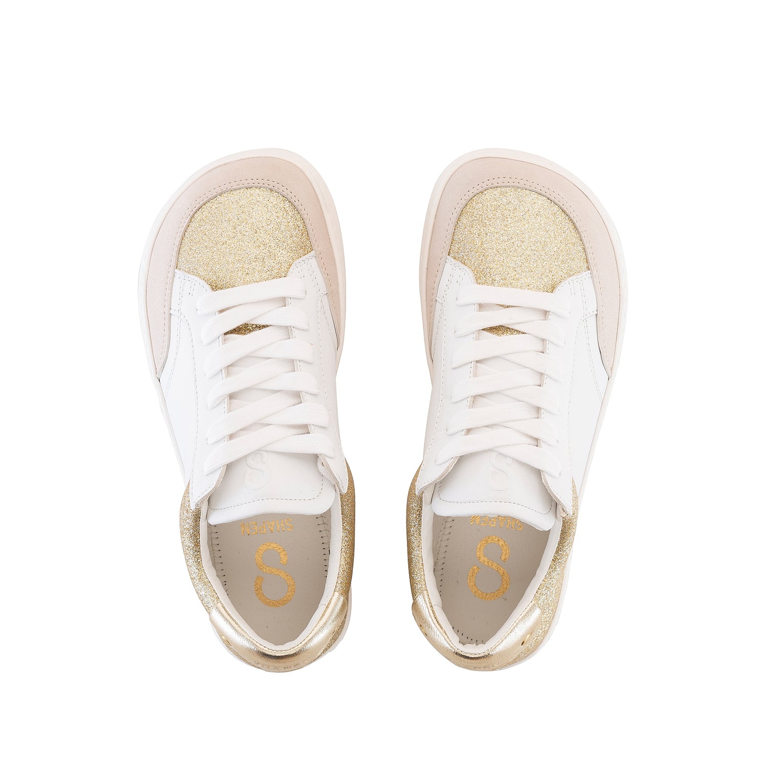 Shapen – Charm Light Gold – Sneakers barefoot
