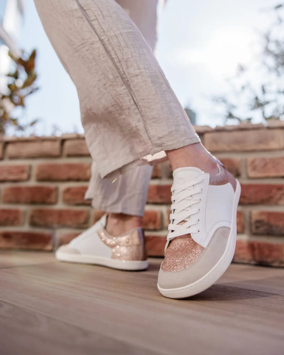Shapen – Charm Rose Gold – Sneakers barefoot