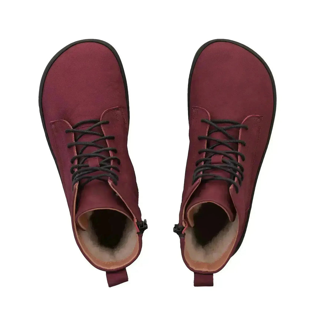 Shapen - Cozy 2.0 Bordeaux - Botas barefoot de invierno