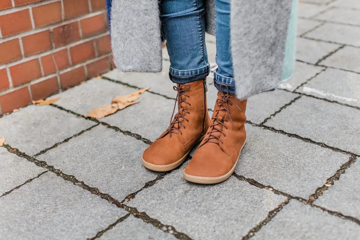 Shapen - Cozy 2.0 Brown - Botas barefoot de invierno