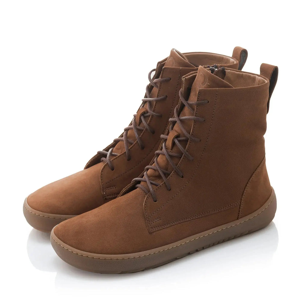 Shapen - Cozy 2.0 Brown - Botas barefoot de invierno
