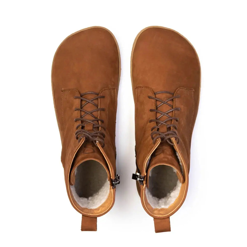 Shapen - Cozy 2.0 Brown - Botas barefoot de invierno