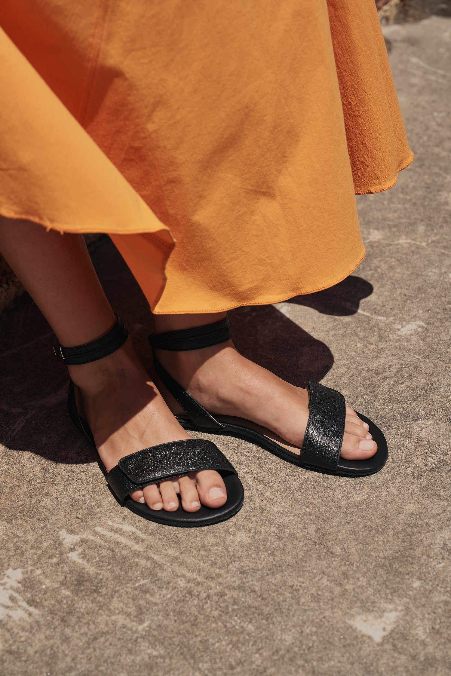 Shapen - Daisy 2.0 Black Crackle - Sandalias barefoot