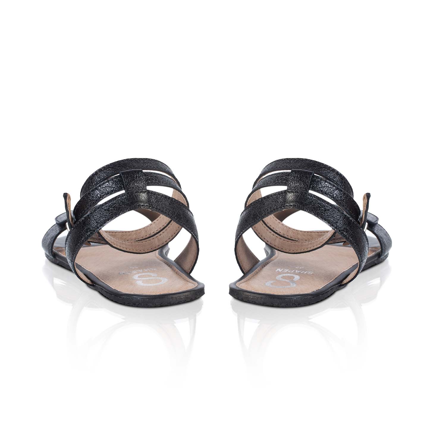 Shapen - Daisy 2.0 Black Crackle - Sandalias barefoot