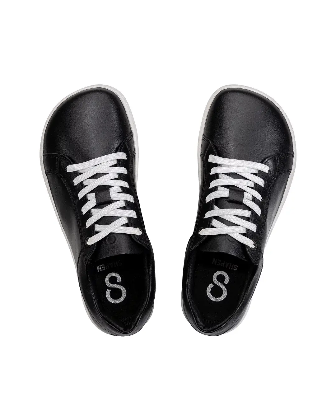 Shapen - Feelin Uni Black & White - Sneakers barefoot
