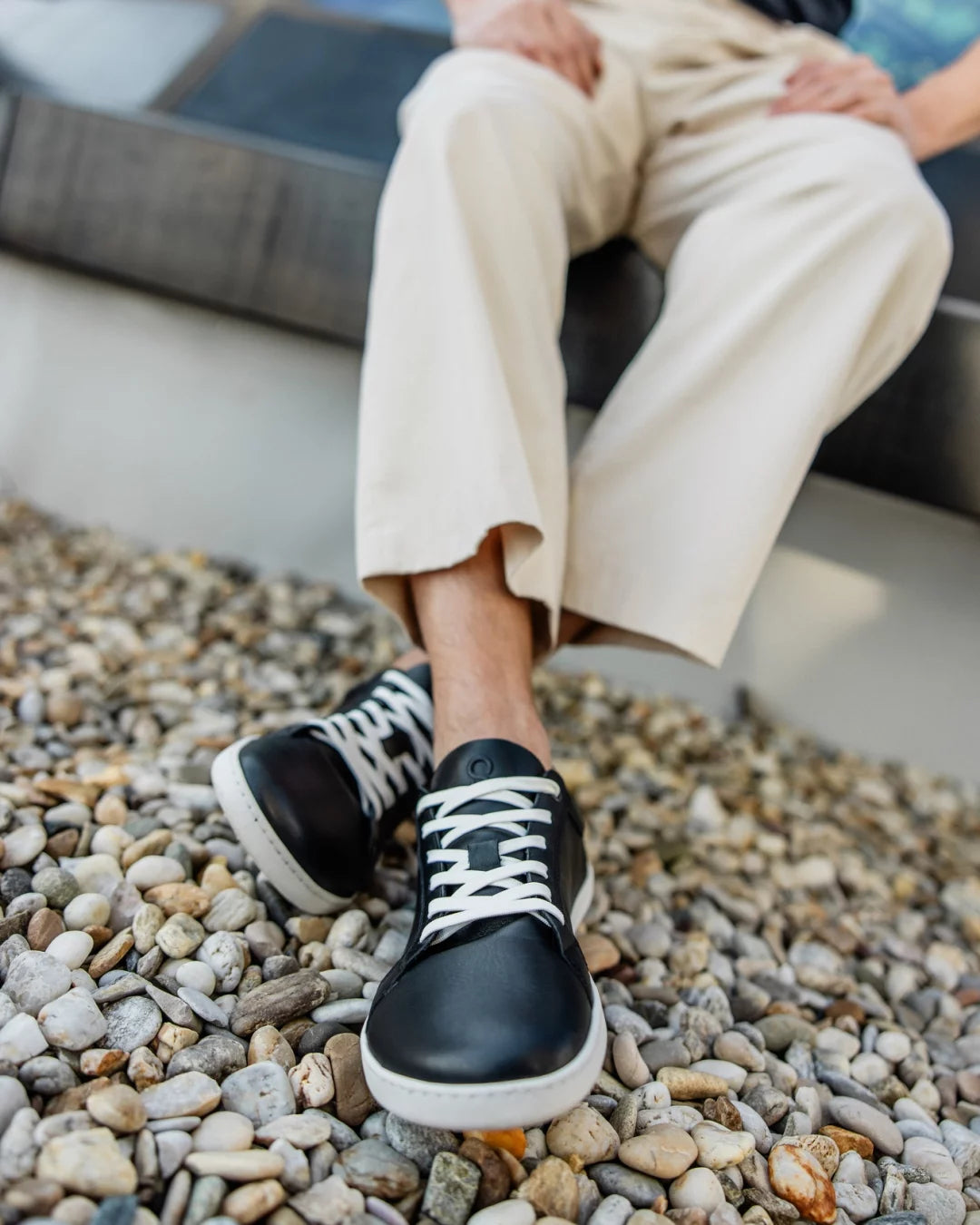Shapen - Feelin Uni Black & White - Sneakers veganos barefoot