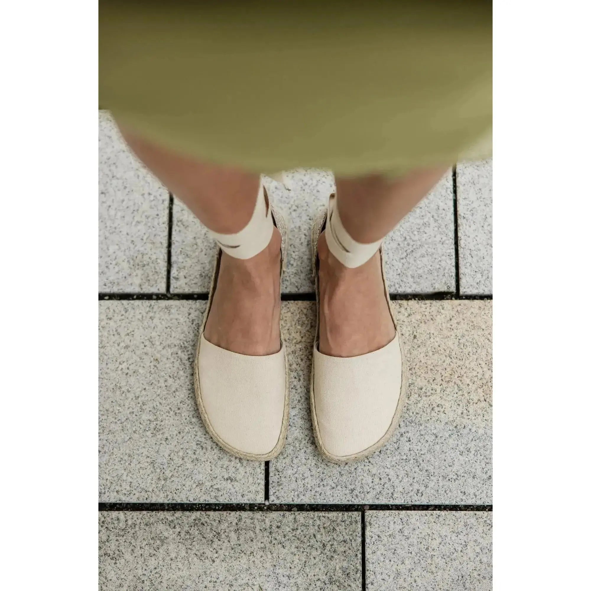 Shapen Festa Natural Vegan - Espadriles barefoot para mujer