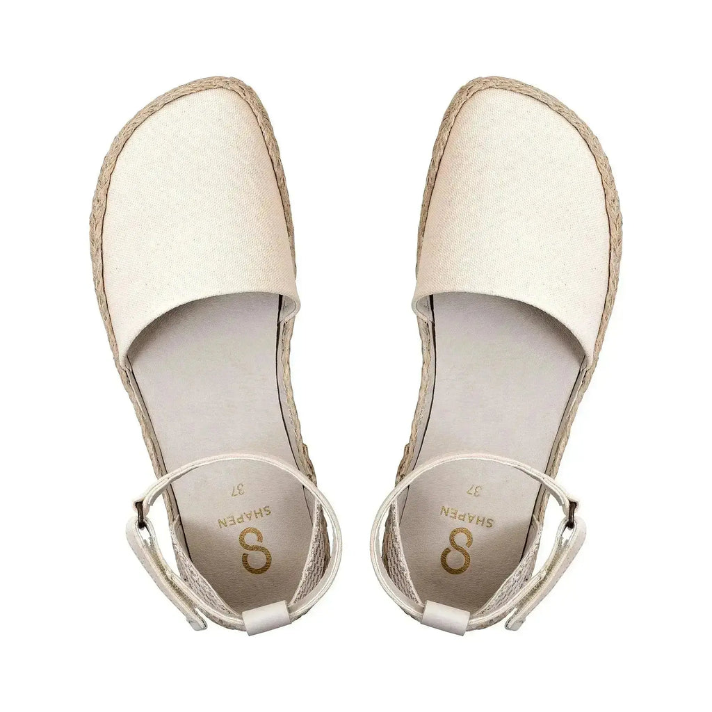 Shapen Festa Natural Vegan - Espadriles barefoot para mujer