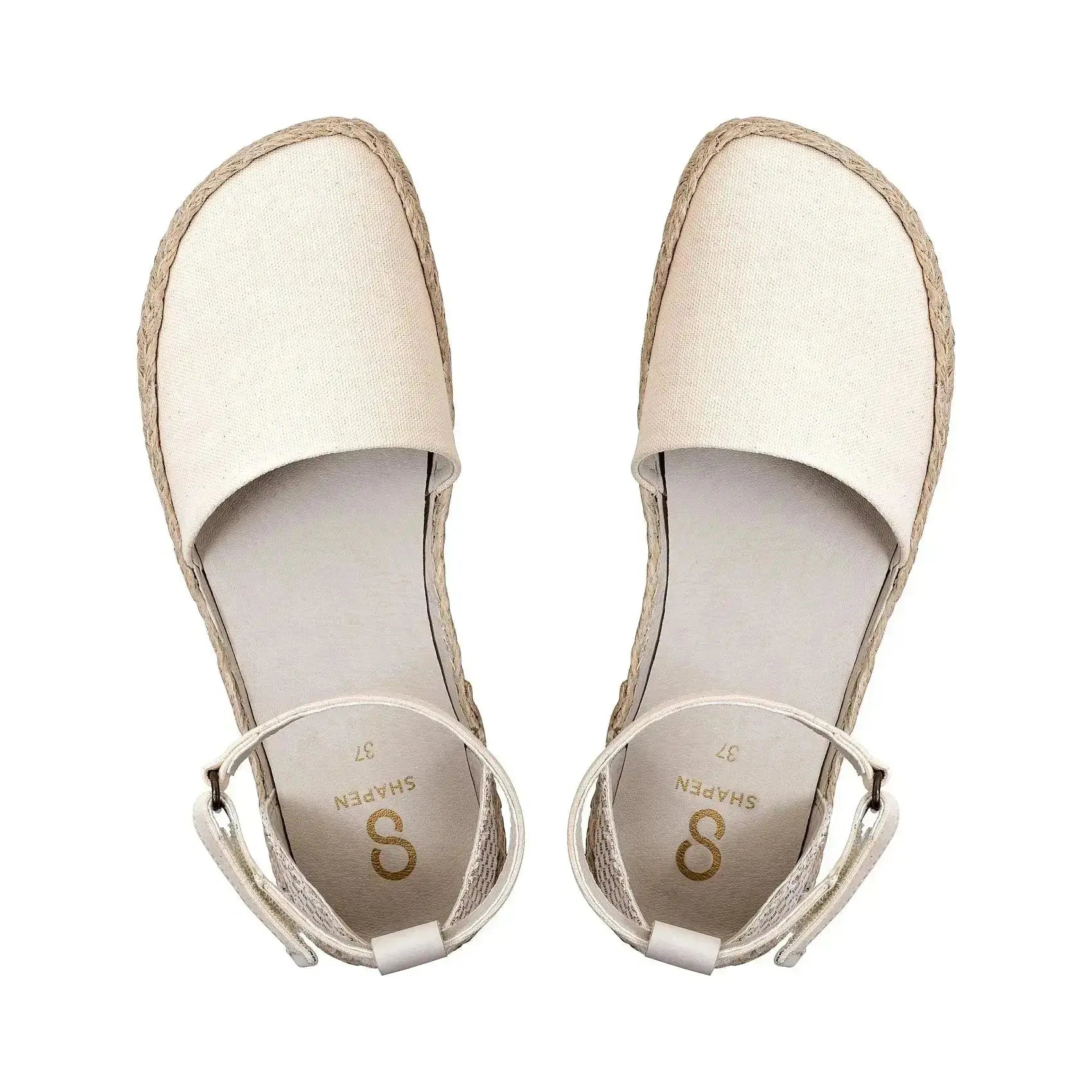 Shapen Festa Natural Vegan - Espadriles barefoot para mujer