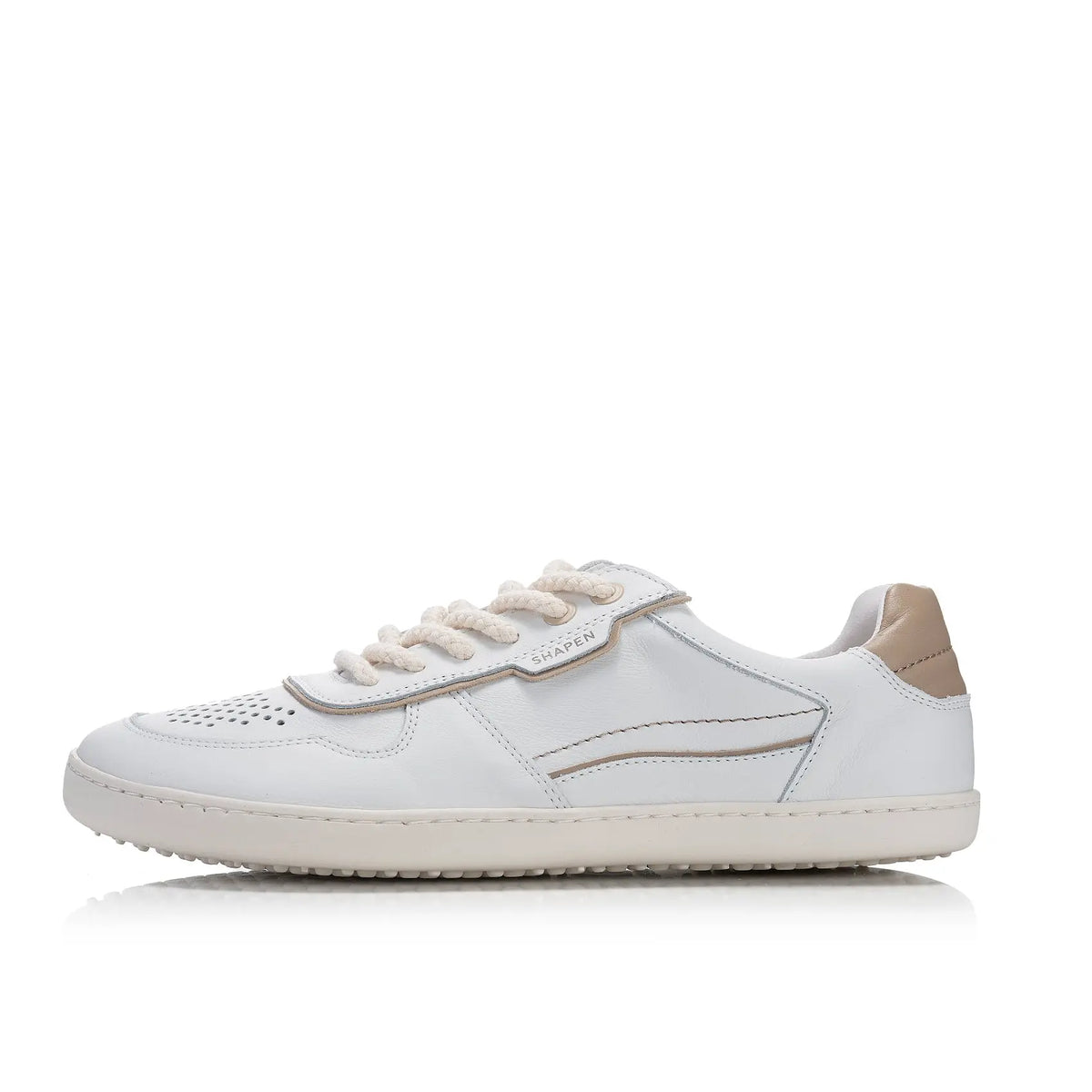 Shapen - Flowin White & Beige - Zapatillas barefoot  Cacles Barefoot