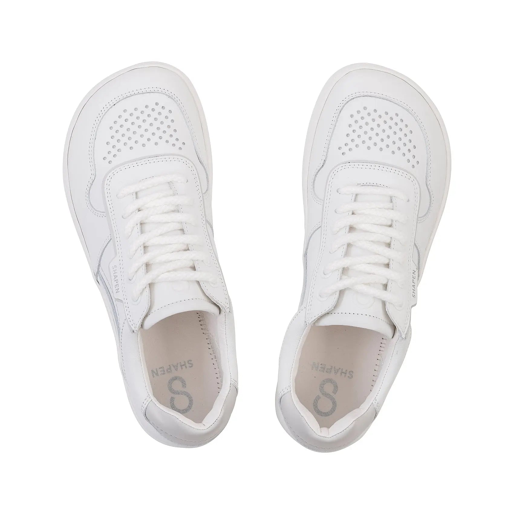 Shapen - Flowin White & Grey - Sneakers barefoot