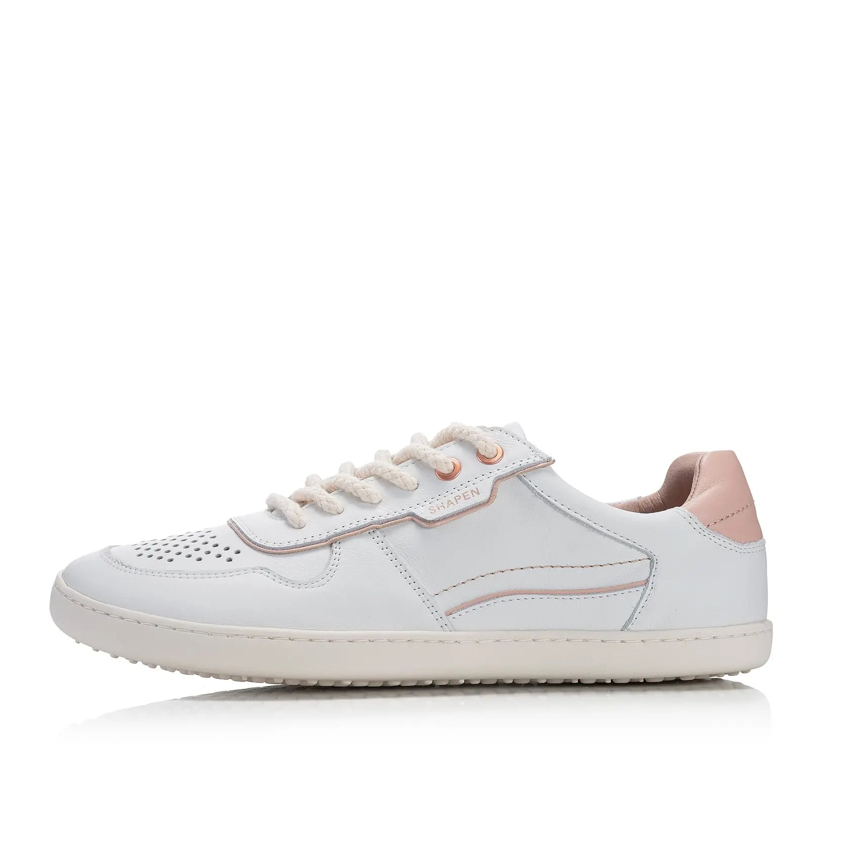 Shapen - Flowin White & Pink - Sneakers barefoot