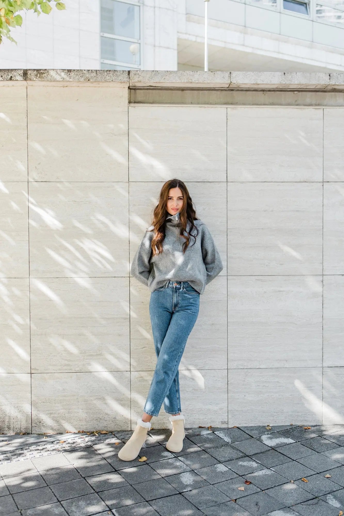 Shapen - Fluffy 2.0 Beige - Botines de invierno barefoot