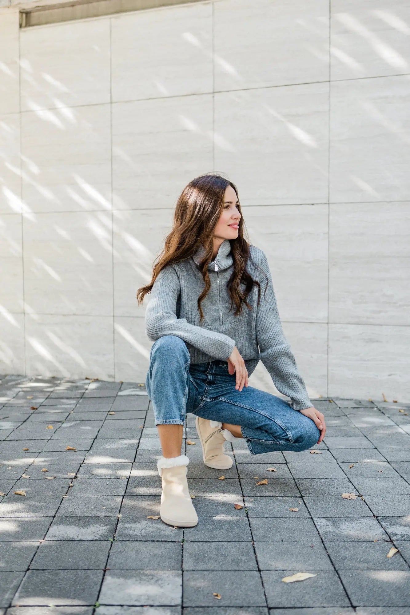 Shapen - Fluffy 2.0 Beige - Botines de invierno barefoot