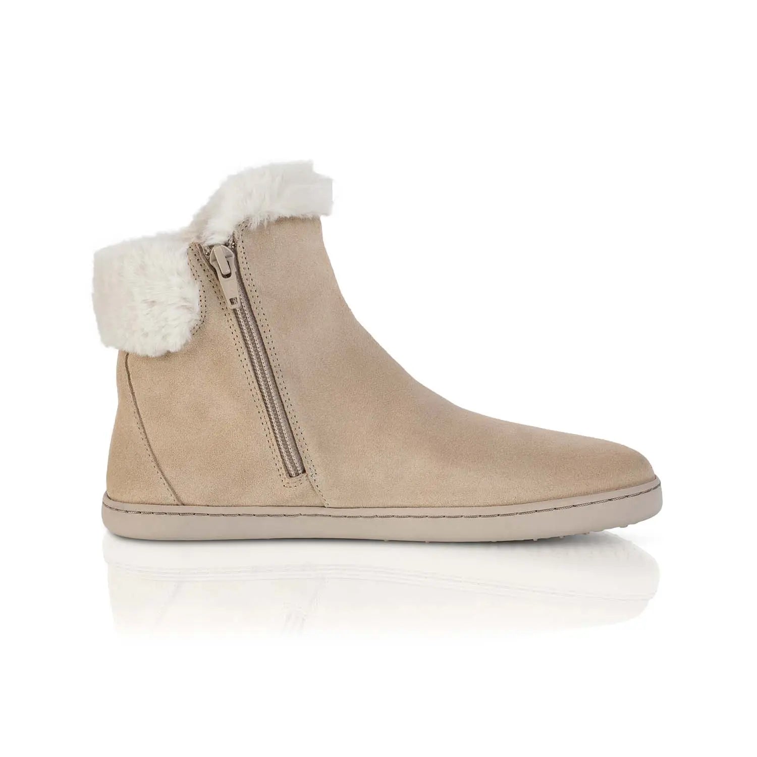 Shapen - Fluffy 2.0 Beige - Botines de invierno barefoot