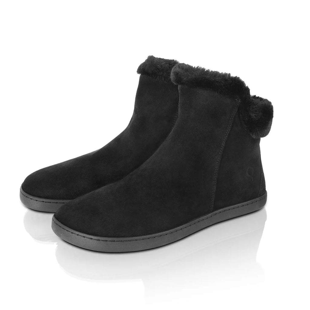 Shapen - Fluffy 2.0 Black - Botines de invierno barefoot