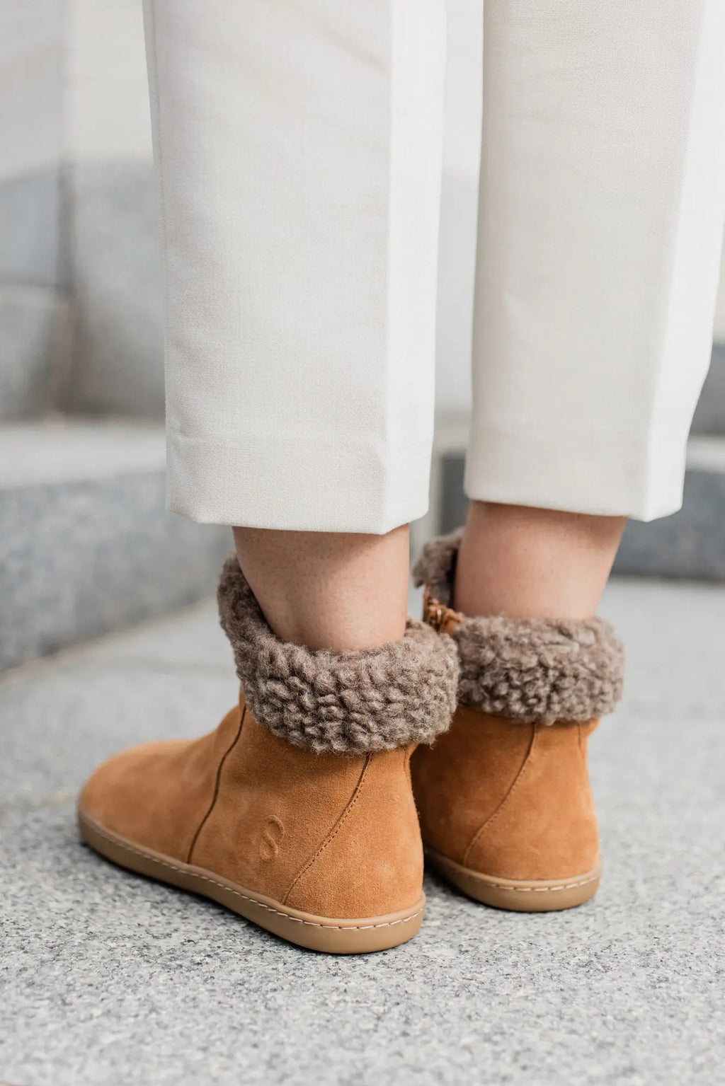 Shapen - Fluffy 2.0 Brown - Botines de invierno barefoot