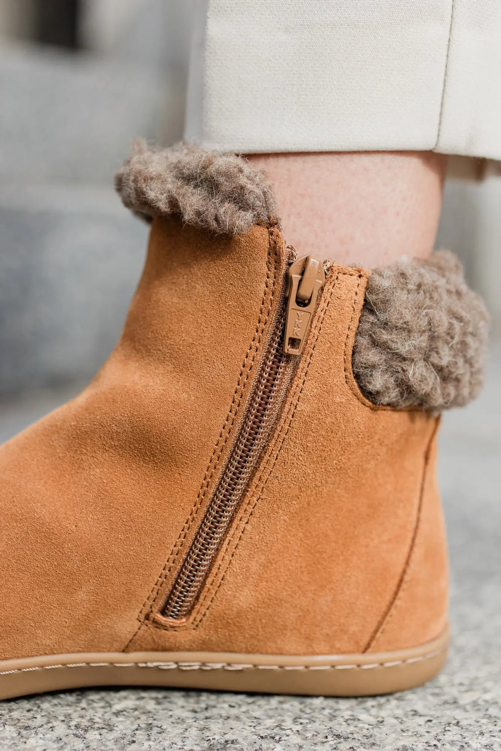 Shapen - Fluffy 2.0 Brown - Botines de invierno barefoot