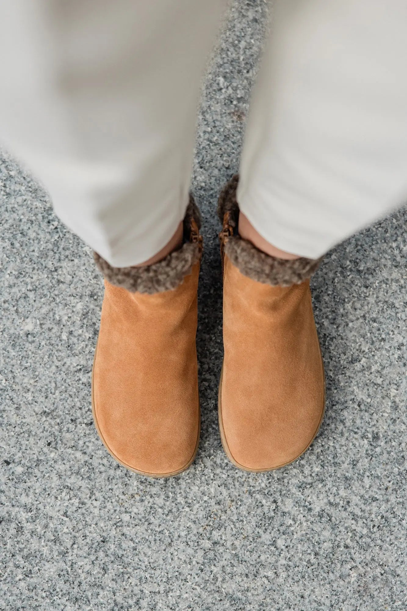 Shapen - Fluffy 2.0 Brown - Botines de invierno barefoot