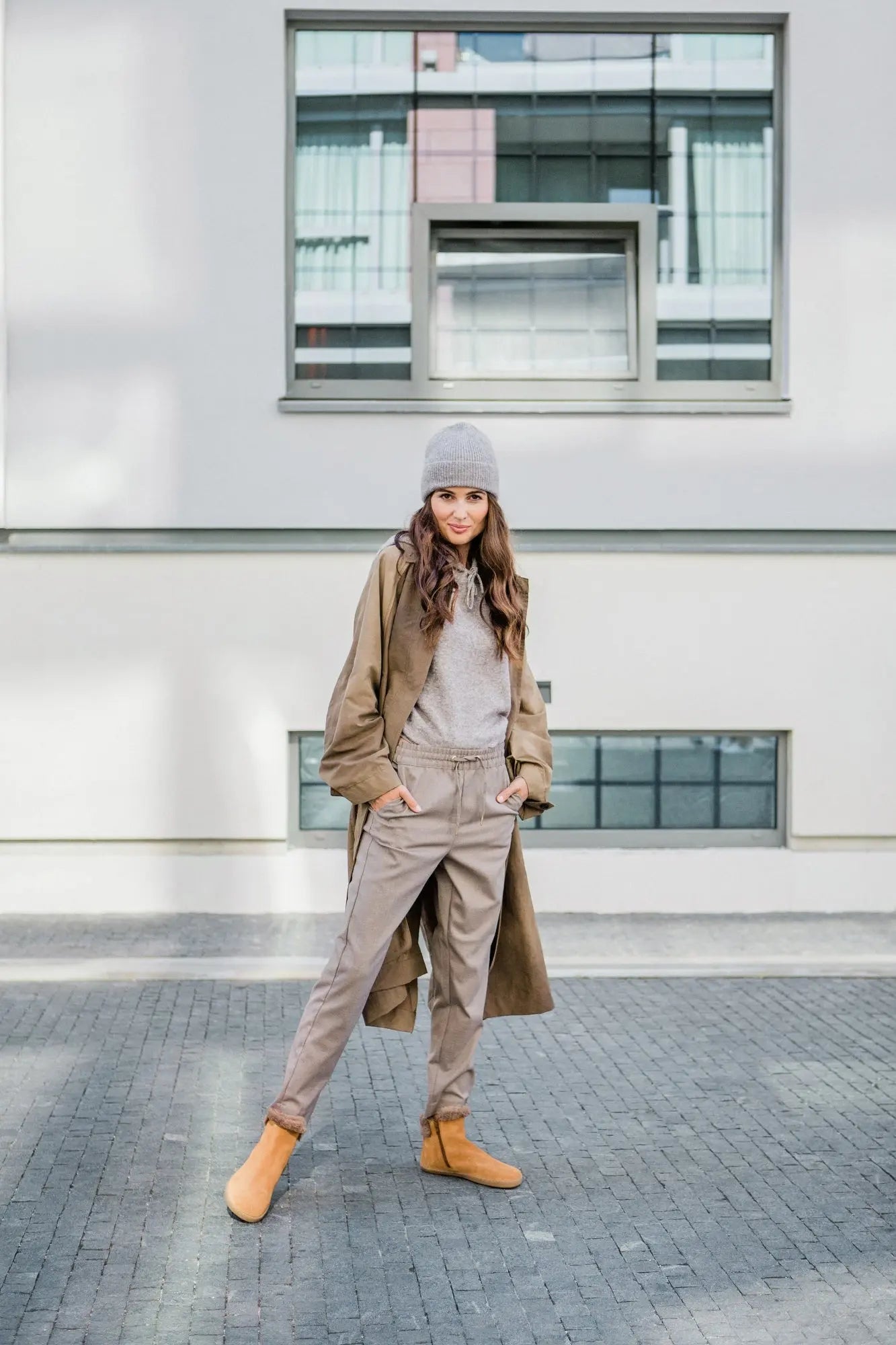 Shapen - Fluffy 2.0 Brown - Botines de invierno barefoot
