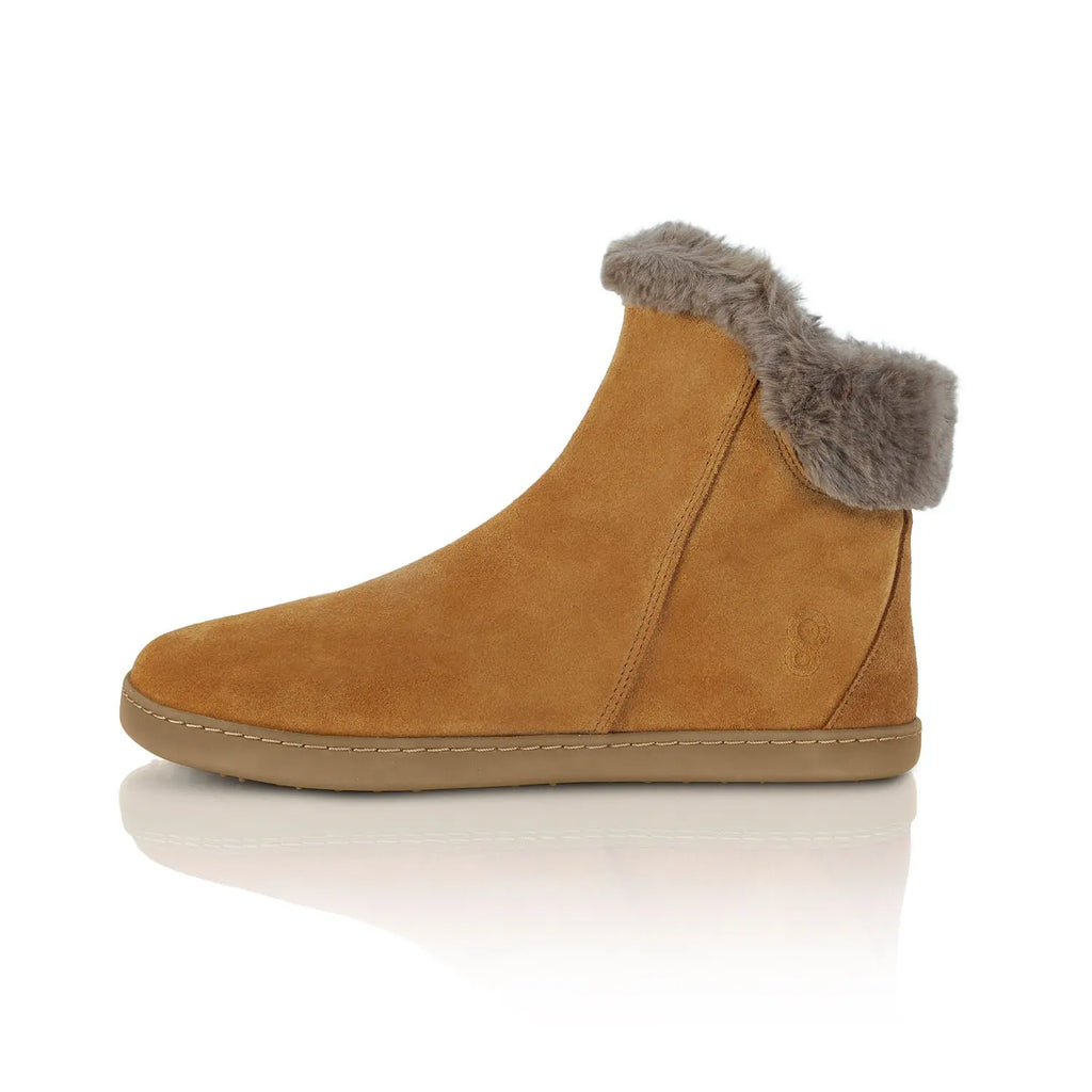 Shapen - Fluffy 2.0 Brown - Botines de invierno barefoot