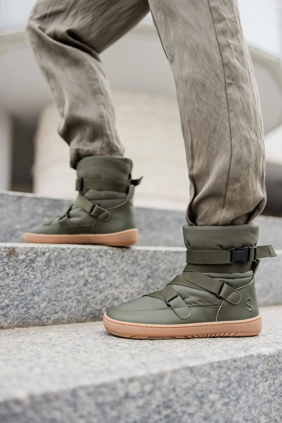 Shapen Frosty 2.0 Olive - Bottes d'hiver barefoot