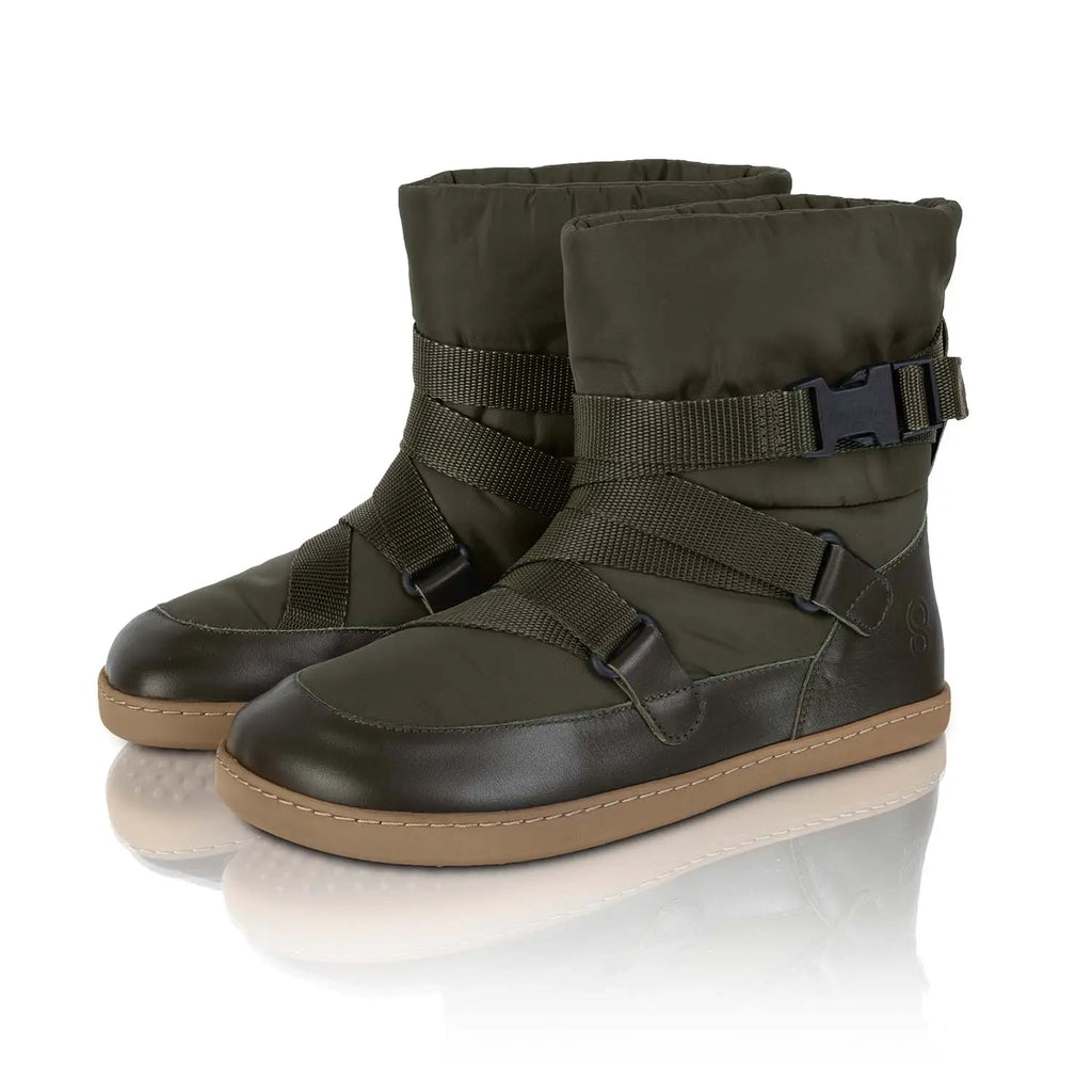 Shapen Frosty 2.0 Olive - Bottes d'hiver barefoot