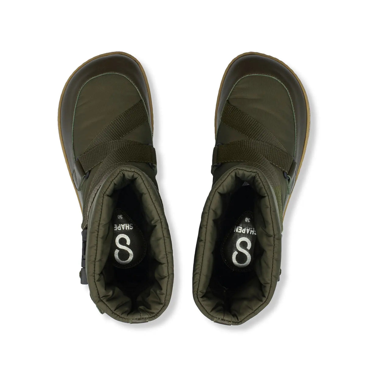 Shapen Frosty 2.0 Olive - Bottes d'hiver barefoot